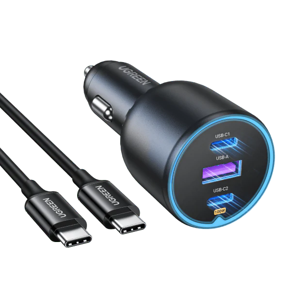 UGREEN 130W Cargador Coche USB-C