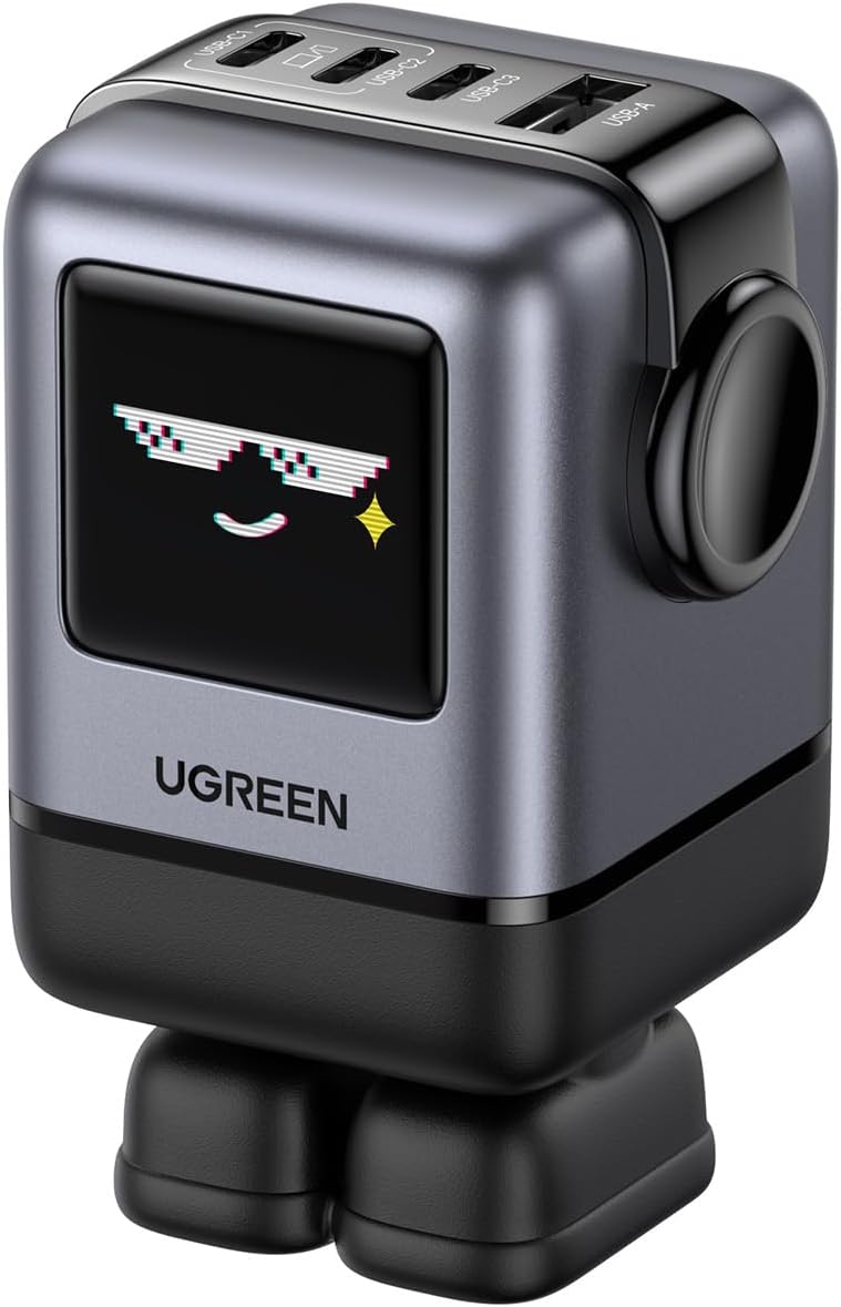 UGREEN Uno 100W GaN 4 Puertos Robot Nexode